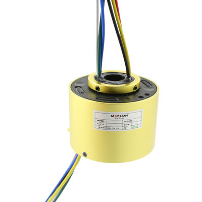 Qualität  Precious Metal: Gold-Gold MT0522-S15 MOFLON Electrical Through Hole Slip Ring 5mm With 15 Leads 2A usine